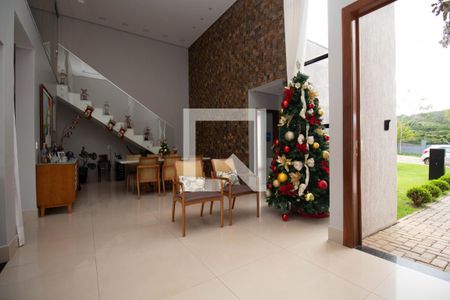 Sala de casa de condomínio para alugar com 4 quartos, 370m² em Condomínio Quintas do Sol, Brasília