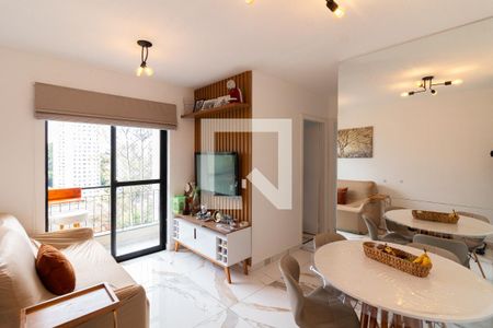 Sala de apartamento à venda com 2 quartos, 48m² em Jardim Celeste, São Paulo