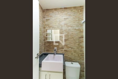 Banheiro de kitnet/studio à venda com 1 quarto, 29m² em Brás, São Paulo