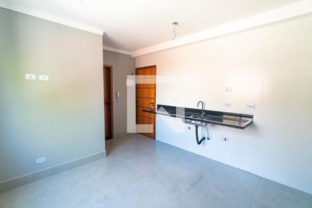 Sala/Cozinha de apartamento à venda com 1 quarto, 25m² em Jardim Oriental, São Paulo