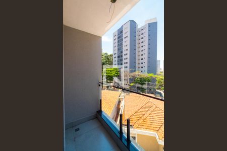 Sacada da Sala/Cozinha de kitnet/studio à venda com 1 quarto, 30m² em Jardim Oriental, São Paulo