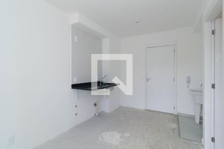 Sala/Cozinha de kitnet/studio para alugar com 1 quarto, 27m² em Pinheiros, São Paulo