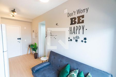 Sala/Cozinha de kitnet/studio para alugar com 1 quarto, 28m² em Mirandópolis, São Paulo