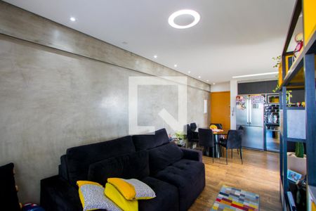 Sala de apartamento à venda com 2 quartos, 73m² em Vila Eldizia, Santo André