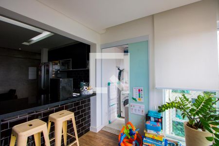 Varanda gourmet de apartamento à venda com 2 quartos, 73m² em Vila Eldizia, Santo André