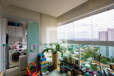 Varanda gourmet de apartamento à venda com 2 quartos, 73m² em Vila Eldizia, Santo André