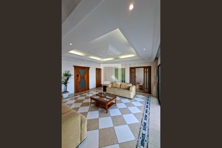 Sala de estar de apartamento para alugar com 4 quartos, 319m² em Cidade Ocian, Praia Grande