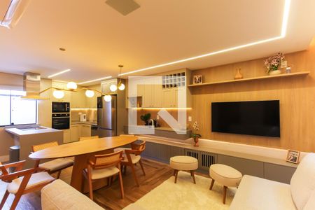 Sala/Cozinha de casa de condomínio à venda com 3 quartos, 110m² em Água Rasa, São Paulo