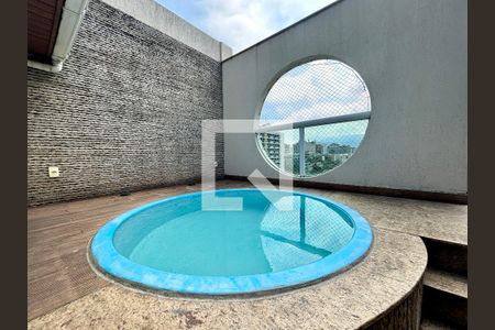 Cobertura - piscina de apartamento para alugar com 3 quartos, 170m² em Humaitá, Rio de Janeiro