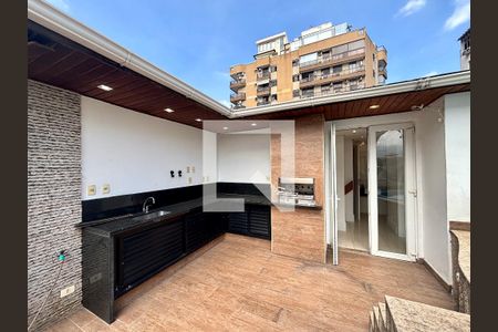 Cobertura - churrasqueira de apartamento para alugar com 3 quartos, 170m² em Humaitá, Rio de Janeiro