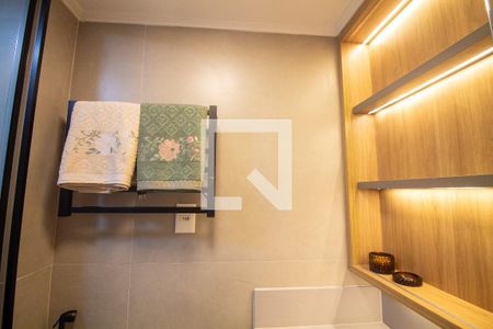 Banheiro de kitnet/studio à venda com 1 quarto, 31m² em Jardim das Acacias, São Paulo