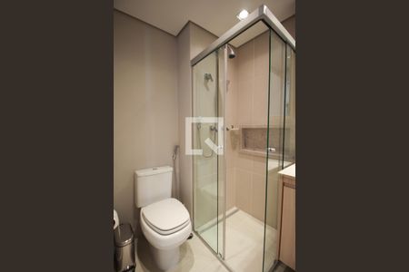 Banheiro de kitnet/studio para alugar com 1 quarto, 29m² em Planalto Paulista, São Paulo