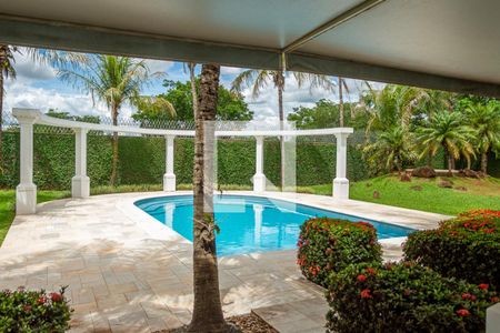Vista da Sala de casa de condomínio para alugar com 5 quartos, 640m² em Riviera Tamborlim, Americana