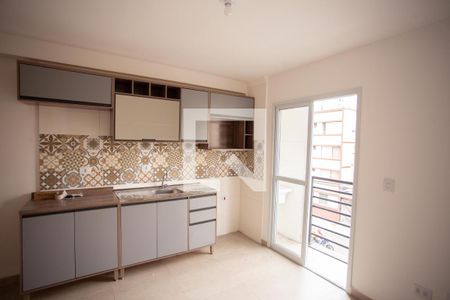 SALA E COZINHA de apartamento para alugar com 1 quarto, 40m² em Santana, São Paulo