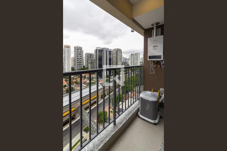 Varanda de kitnet/studio à venda com 1 quarto, 24m² em Vila Cordeiro, São Paulo