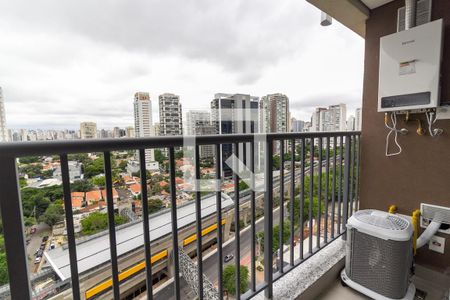 Varanda de kitnet/studio à venda com 1 quarto, 24m² em Vila Cordeiro, São Paulo