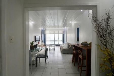 Sala de apartamento para alugar com 3 quartos, 137m² em Vila Alzira, Guarujá