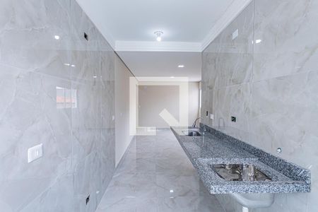 Cozinha e Área de Serviço de apartamento à venda com 2 quartos, 53m² em Vila Arcadia, São Paulo