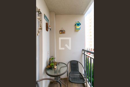 Varanda da Sala de apartamento à venda com 2 quartos, 55m² em Vila Ivone, São Paulo