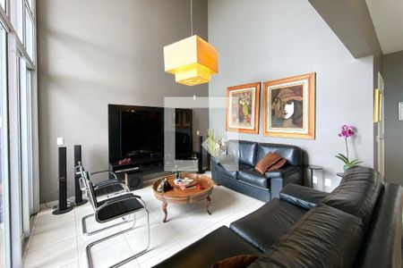 Sala de Estar de apartamento à venda com 4 quartos, 219m² em Vila Castela, Nova Lima