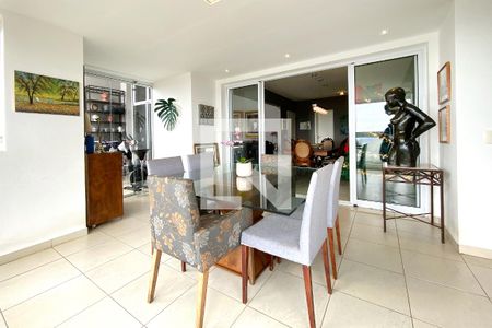 Varanda coberta da Sala de apartamento à venda com 4 quartos, 219m² em Vila Castela, Nova Lima