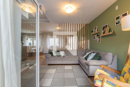 Sala de casa de condomínio para alugar com 3 quartos, 191m² em Santa Felicidade, Curitiba