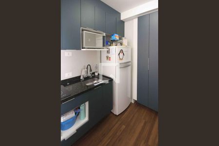Cozinha de apartamento à venda com 1 quarto, 30m² em Vila Independência, São Paulo