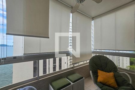 varanda de apartamento para alugar com 4 quartos, 120m² em Jardim Asturias, Guarujá