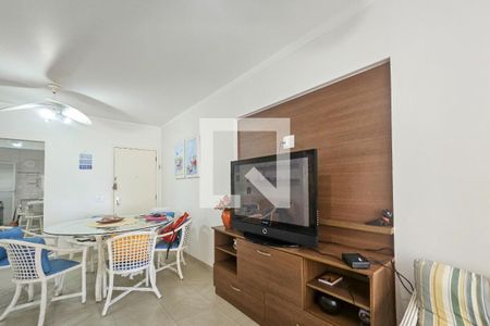 Sala de apartamento para alugar com 4 quartos, 120m² em Jardim Asturias, Guarujá