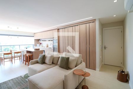 Sala / Cozinha de apartamento à venda com 2 quartos, 77m² em Campo Belo, São Paulo