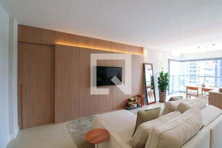 Sala / Cozinha de apartamento à venda com 2 quartos, 77m² em Campo Belo, São Paulo