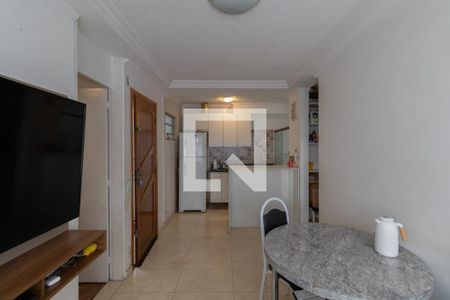 Sala e Cozinha de apartamento à venda com 2 quartos, 46m² em São Miguel Paulista, São Paulo