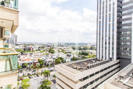 Vista da Varanda de apartamento à venda com 1 quarto, 57m² em Alphaville, Barueri