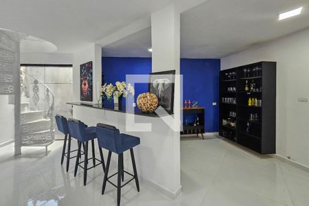 Sala de casa para alugar com 5 quartos, 420m² em Balneario Cidade Atlantica, Guarujá