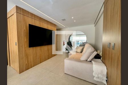 sala de apartamento à venda com 3 quartos, 95m² em Vila da Serra, Nova Lima