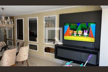 Sala de apartamento para alugar com 3 quartos, 108m² em Jardim Karaíba, Uberlândia