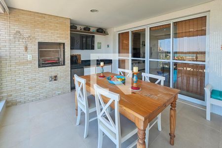 Varanda de apartamento para alugar com 3 quartos, 106m² em Jardim Belmar, Guarujá