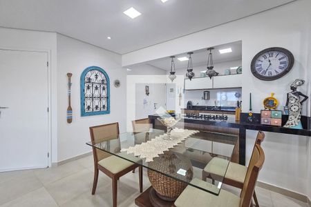 Sala de apartamento para alugar com 3 quartos, 106m² em Jardim Belmar, Guarujá