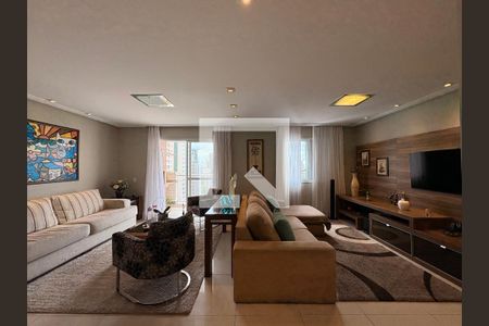 Sala de apartamento à venda com 3 quartos, 135m² em Jardim, Santo André