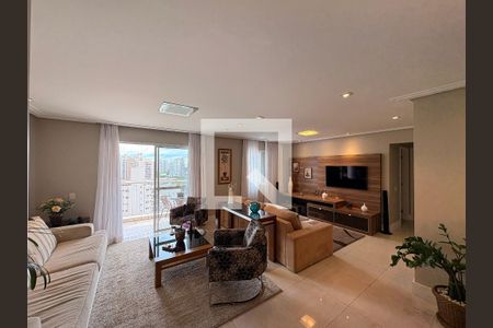 Sala de apartamento à venda com 3 quartos, 135m² em Jardim, Santo André