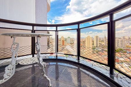 Varanda da Sala de apartamento à venda com 4 quartos, 229m² em Ipiranga, São Paulo