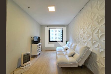 Sala de apartamento à venda com 1 quarto, 29m² em Indianópolis, São Paulo