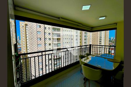 Varanda da Sala de apartamento à venda com 2 quartos, 70m² em Vila Progresso, Guarulhos