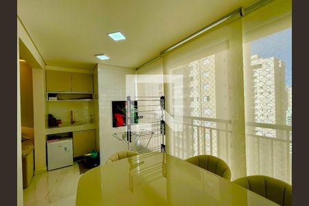 Varanda da Sala de apartamento à venda com 2 quartos, 70m² em Vila Progresso, Guarulhos