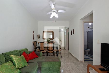 Sala de apartamento para alugar com 1 quarto, 53m² em Cidade Ocian, Praia Grande