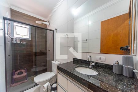 Banheiro de apartamento à venda com 3 quartos, 100m² em Vila Alice, Santo André