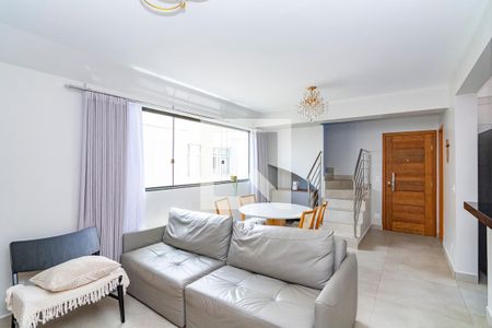 Sala de apartamento à venda com 3 quartos, 184m² em Minas Brasil, Belo Horizonte