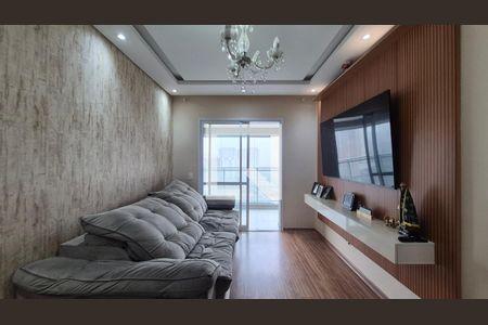 Sala de apartamento para alugar com 3 quartos, 91m² em Jardim, Santo André