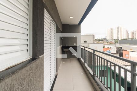 Varanda e Área de Serviço de kitnet/studio para alugar com 1 quarto, 30m² em Chácara Califórnia, São Paulo