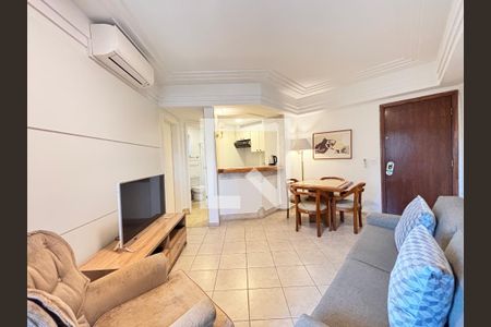 Sala de apartamento à venda com 1 quarto, 43m² em Jardim Paulistano, São Paulo